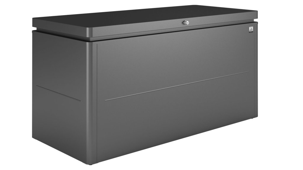 biohort loungebox 160cm donkergrijs metallic