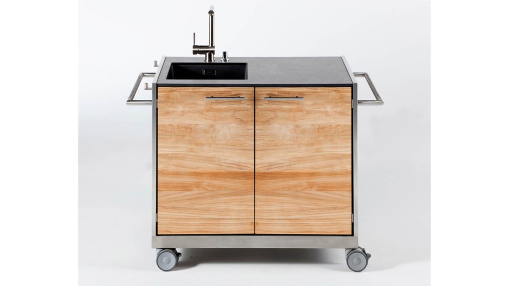 niehoff buitenkeuken kraan teak