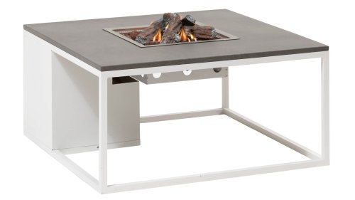 cosifires cosiloft vuurtafel 100cm white grey alu