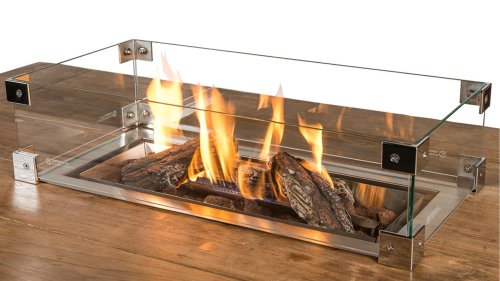 inbouwbrander rechtoek sfeer met glasset