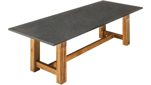 Studio 20 Voss Tisch 220cm Pearl Black Satiniert