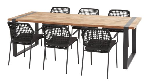 taste 4seasons barista anthracite gartenmobleset