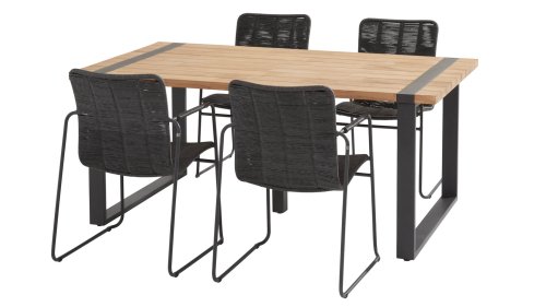 taste 4seasons palma stapelstoel anthracite 