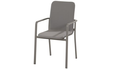 taste by 4seasons bergamo stacking chair slate grey